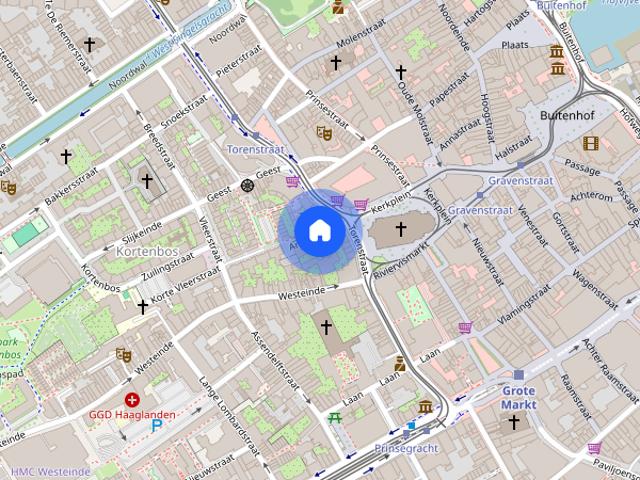 Appartement te huur: Westeinde 11 H 2512 GS Den Haag
