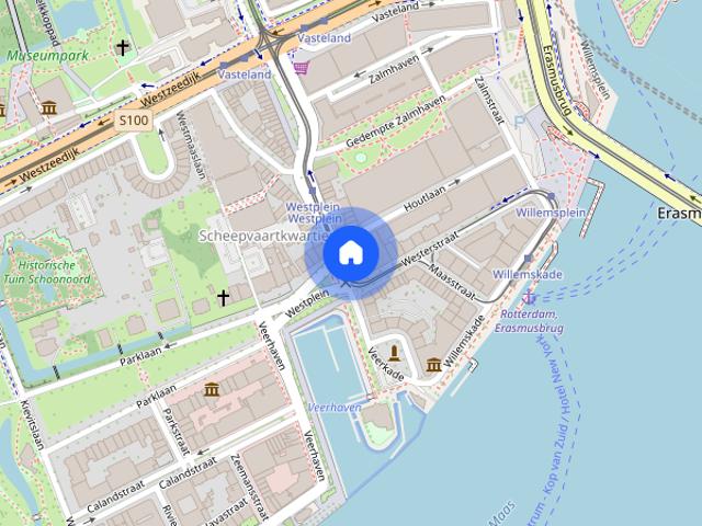 Appartement te huur: Westplein 105 3016 BM Rotterdam