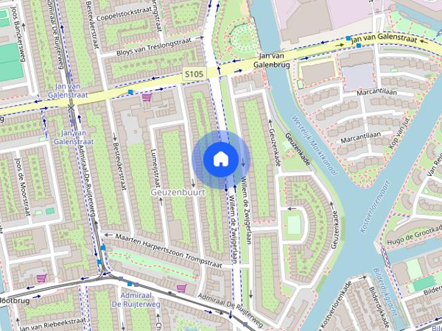 Appartement te huur: Willem de Zwijgerlaan 107 2 1056 JJ Amsterdam