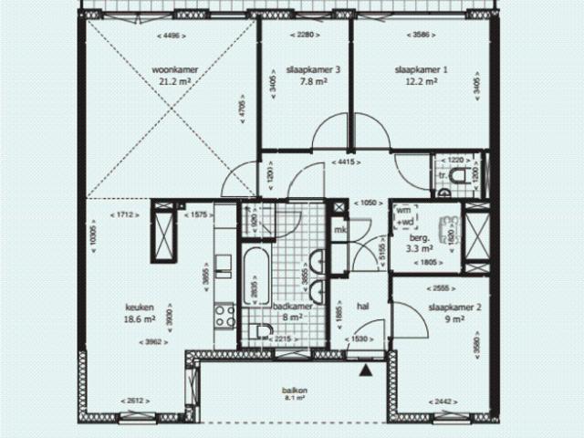 Appartement te huur
