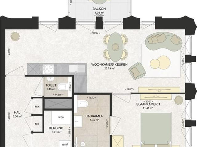 Appartement te huur