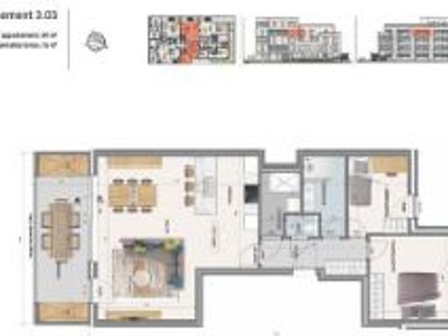 Appartement te koop in Wondelgem 9032