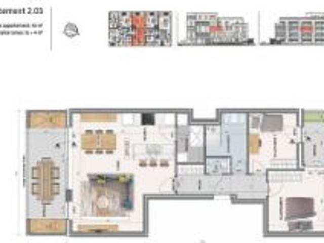 Appartement te koop in Wondelgem 9032