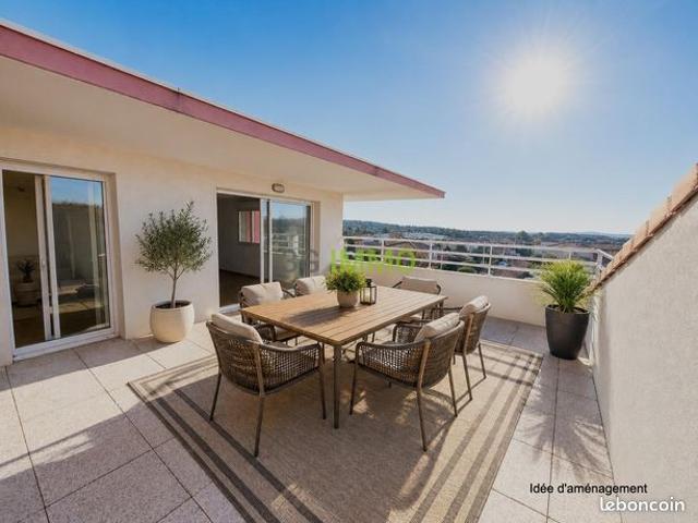 Appartement terrasse 28m2 vue Pic Saint Loup | Saint Mathieu de Tréviers
