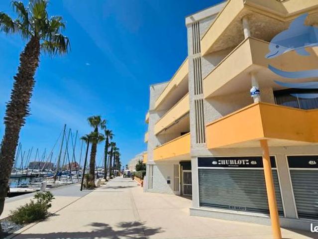 Appartement + terrasse au port