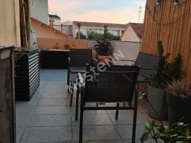Appartement Toulon de 2 pièce s de 45.40 m² avec Terrasse vue dégagée Libre 1er septembre 2026