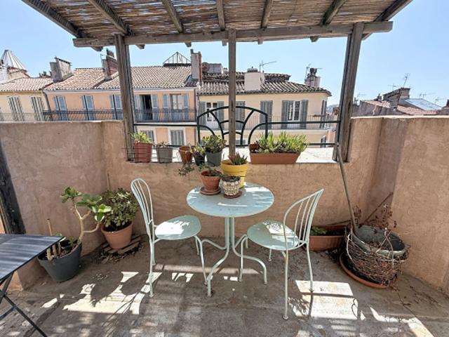 Appartement Toulon de 2 pièces de 46.80 m² avec Terrasse de 22m² en dernier étage