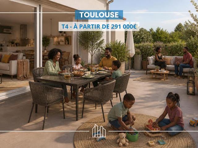 Appartement Toulouse 4 pièces LE CLOS GLORIA PROX COMMERCES