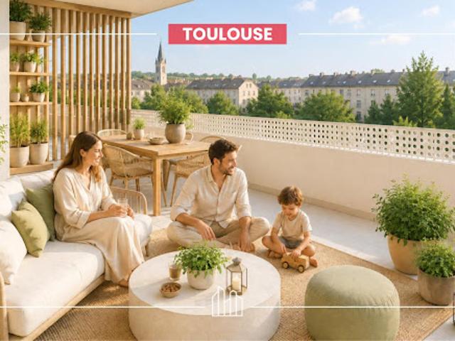 Appartement Toulouse 4 pièces RÉSIDENCE ROSE PROX HIPPODROME