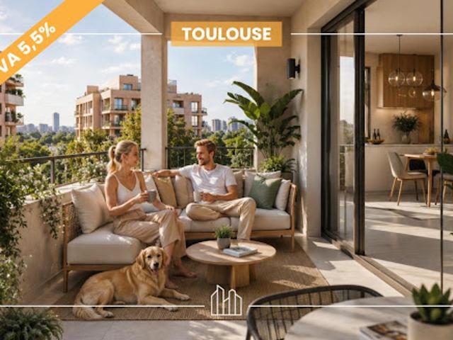 Appartement Toulouse 3 pièces RÉSIDENCE JEANNE PROCHE COMMERCES