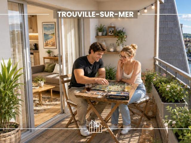 Appartement Trouville sur Mer 2 pièces JARDINS D?OPALE ? PROCHE COMMERCES