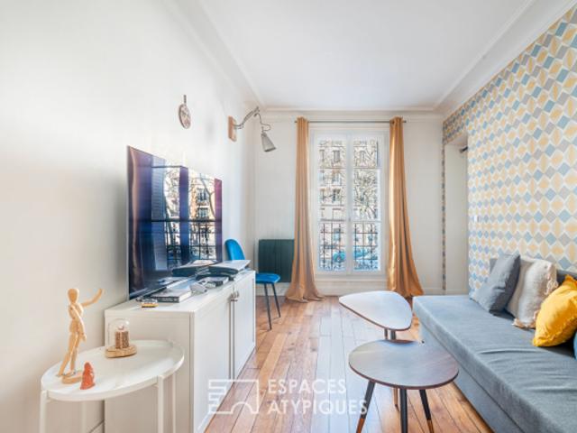 Appartement trois pièces pop au Père lachaise