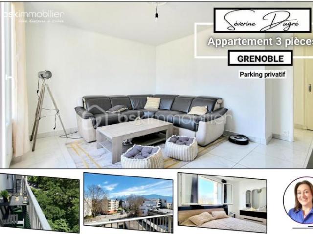 Appartement traversant avec balcon et vue dégagée