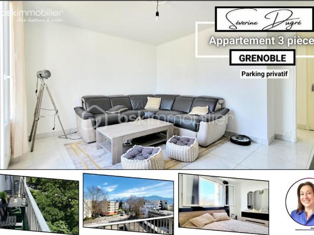 Appartement traversant avec balcon et vue dégagée