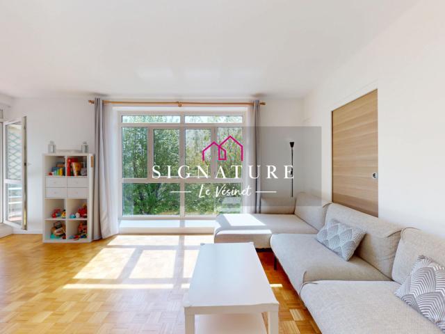 Appartement traversant et lumineux de 83m2 Dernier étage avec terrasse, Montesson