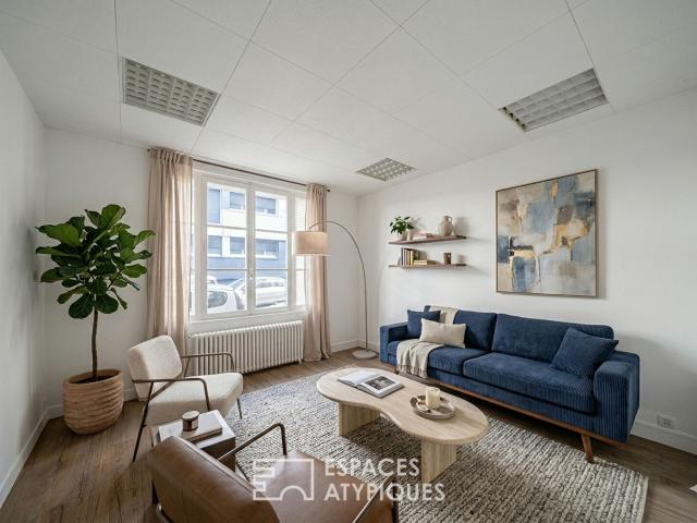 Appartement traversant proche de la Butte aux Cailles