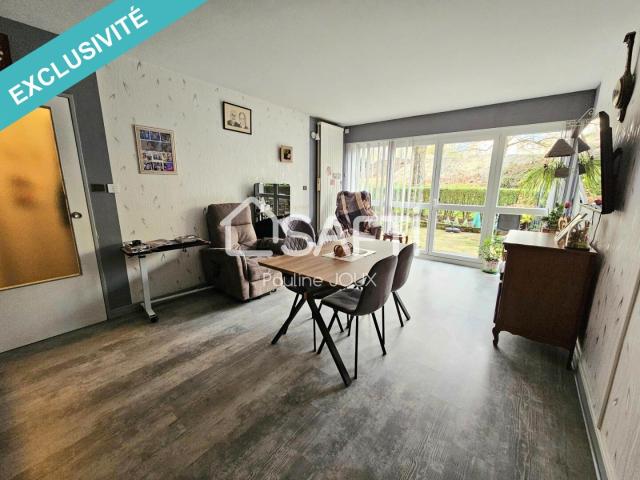 Appartement type F3 RDC avec accès extérieur, garage et cave