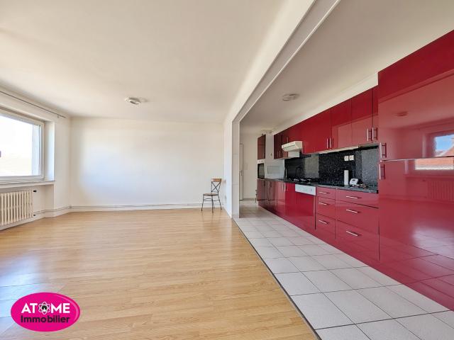 Appartement type T2/T3 de 57.80m2 en centre ville de Sainte Marie aux Chênes
