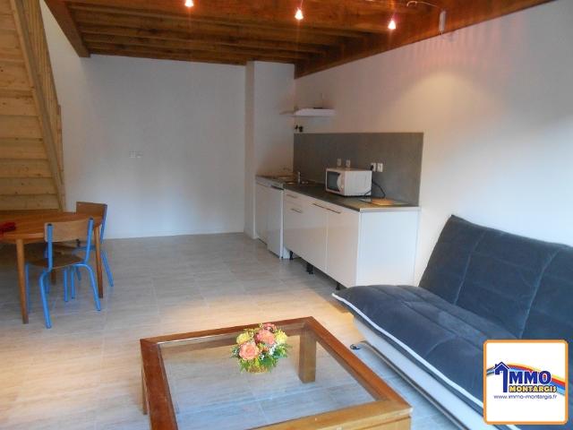 appartement type 2 duplex meublé