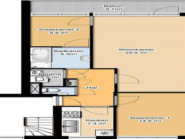 Appartement Van Eesterenplein in Dordrecht