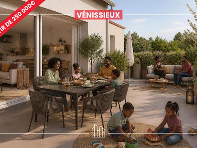 Appartement Venissieux 2 pièces CLOS JULES PROX COMMERCES