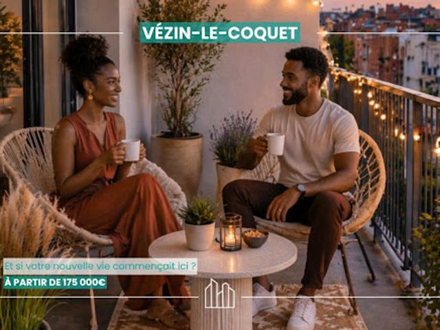 Appartement Vezin le Coquet 2 pièces RÉSIDENCE CAMILLE PROCHE COMMODITÉS