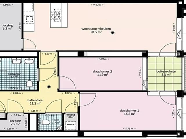 Appartement Vijfharingenstraat in Maastricht