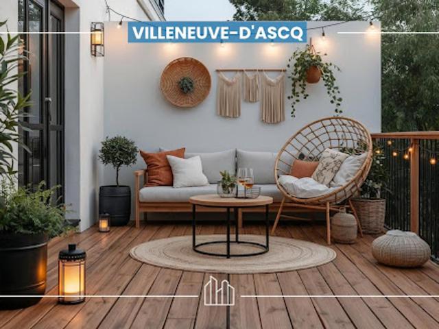 Appartement Villeneuve d'Ascq 3 pièces RÉSIDENCE ELSA PROCHE COMMERCES