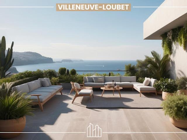 Appartement Villeneuve Loubet 3 pièces JARDIN DU BAOU
