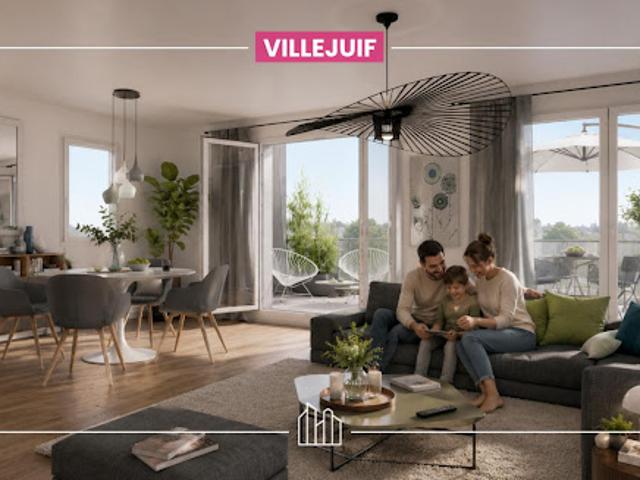Appartement Villejuif 4 pièces RÉSIDENCE JAURÈS PROX COMMERCES
