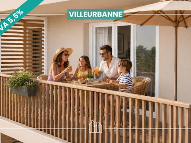 Appartement Villeurbanne 3 pièces RÉSIDENCE SÉRÉNA PROCHE COMMODITÉS