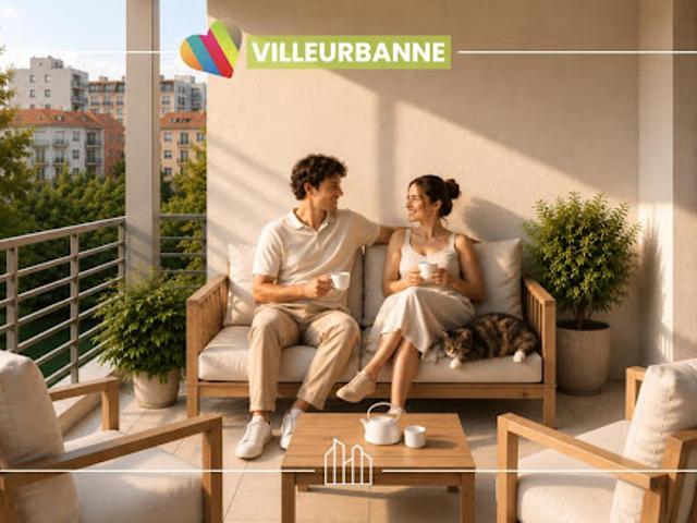 Appartement Villeurbanne 2 pièces CLOS VICTOIRE PROCHE COMMODITÉS