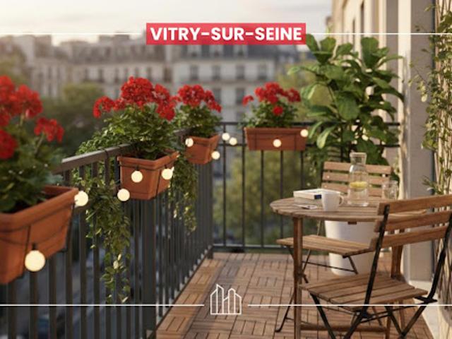 Appartement Vitry sur Seine 3 pièces CLOS AUDREY PROX COMMERCES