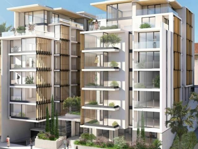 Appartement vue mer dans la prestigieuse résidence Olympe à Beausoleil, à la frontière de Monaco