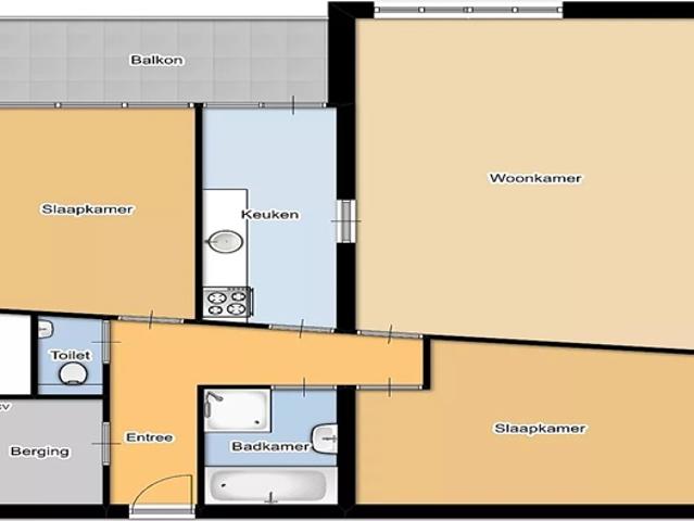 Appartement Wittgensteinlaan in Amsterdam