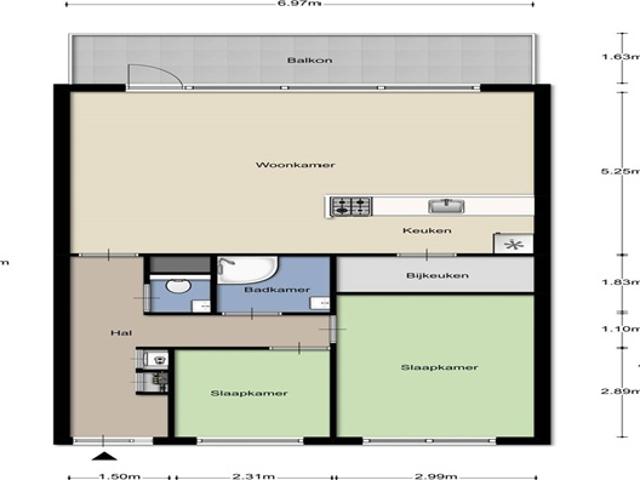 Appartement Wolbrantskerkweg in Amsterdam