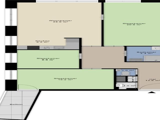 Appartement Zamenhofstraat in Den Haag