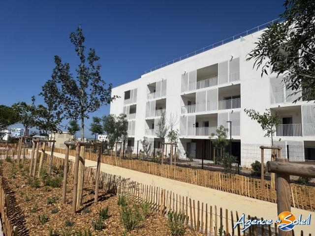 Appartement à Agde À louer – T2 neuf de 42,20 m² avec balcon et parking – Secteur Cap d'Agde