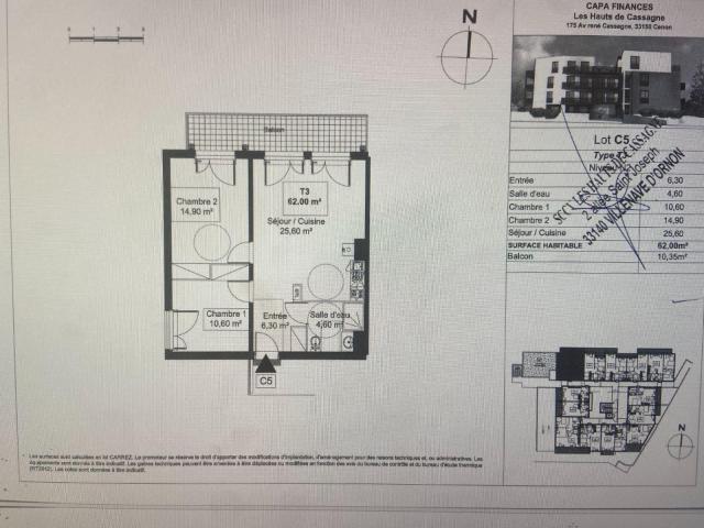 Appartement à louer à Cenon 33150