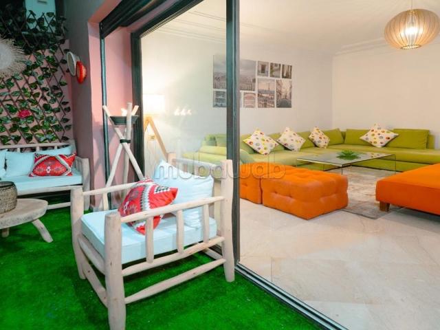 Appartement à louer à Guéliz. 1 chambre. Bien meublé
