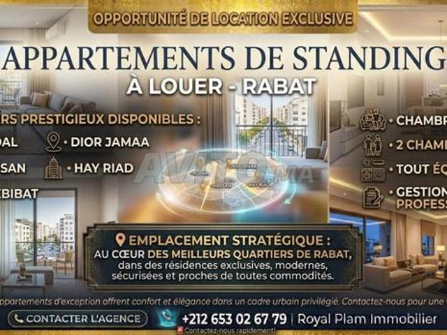 Appartement à louer à Rabat