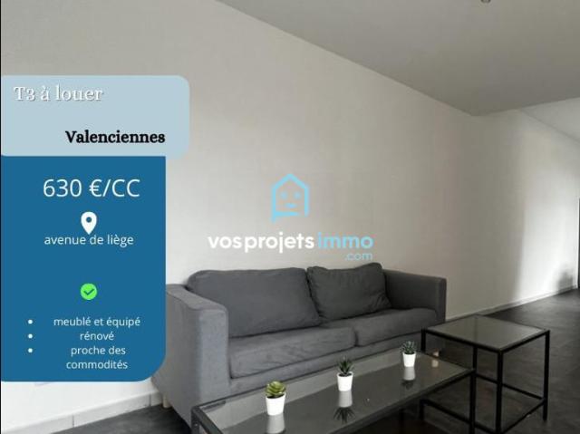 Appartement à louer Valenciennes