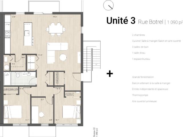Appartement à Louer 11 rue Botrel, Desjardins Lévis 9 photos | Logis Québec