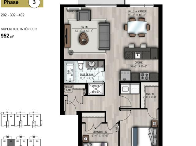 Appartement à Louer 1271 rue Chalmers, Mont Bellevue Sherbrooke 5 photos | Logis Québec