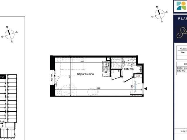 Appartement à louer 1 pièce 20.7m²