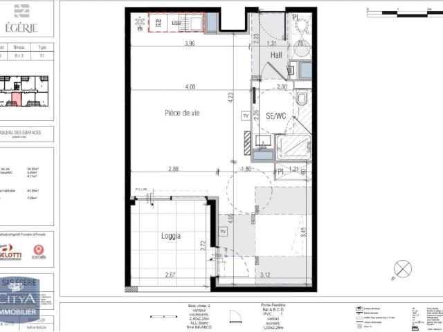 Appartement à louer 1 pièce