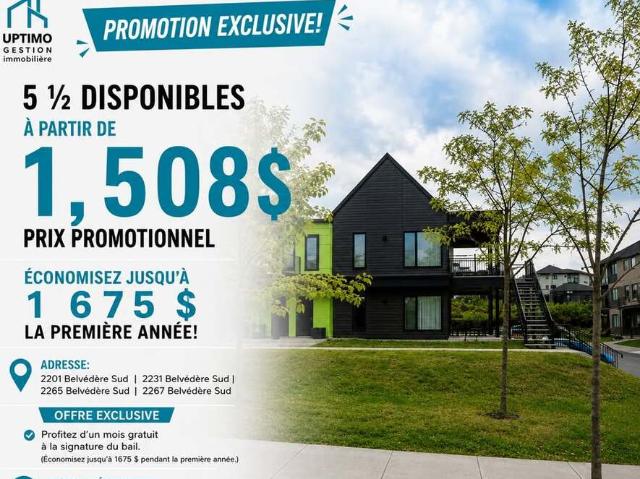 Appartement à Louer 2201 Rue Belvédère Sud, Mont Bellevue Sherbrooke 11 photos | Logis Québec