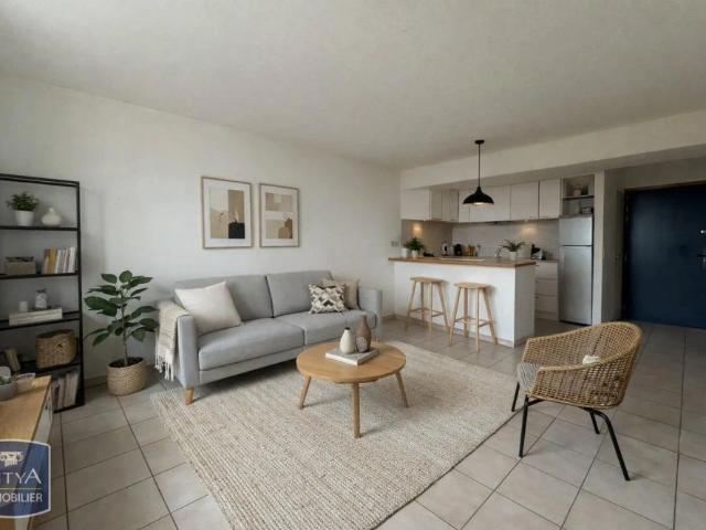 Appartement à louer 2 pièces 44.51m²