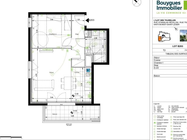 Appartement à louer 2 pièces 53,91 m