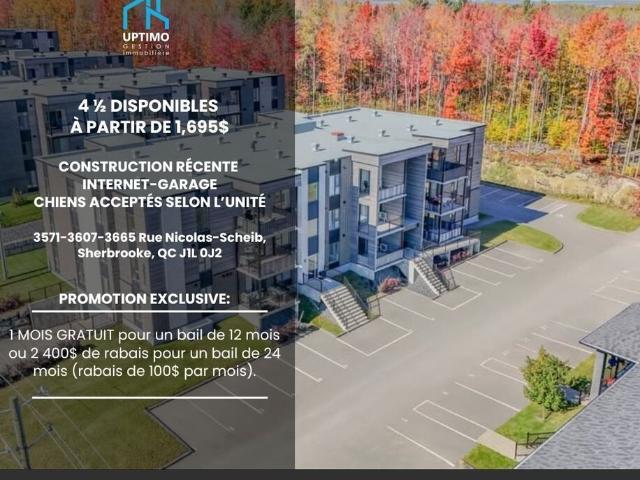 Appartement à Louer 3571 Rue Nicolas Scheib, Les Nations Sherbrooke 17 photos | Logis Québec